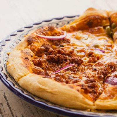 Close-up of a Pizza
